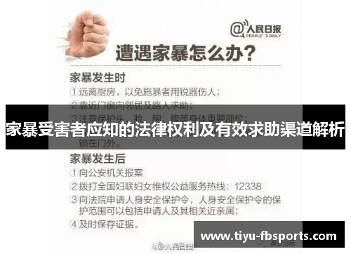 家暴受害者应知的法律权利及有效求助渠道解析